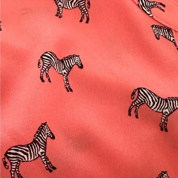 NWOT ❤️ Charter Club - Fun Zebra Print Blouse - 0X & XL - Picture 2 of 6